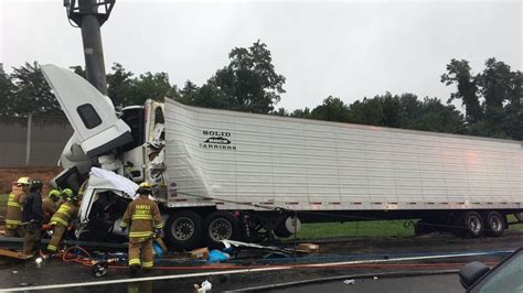 1 dead in Fairfax Co. I-495 tractor-trailer crash